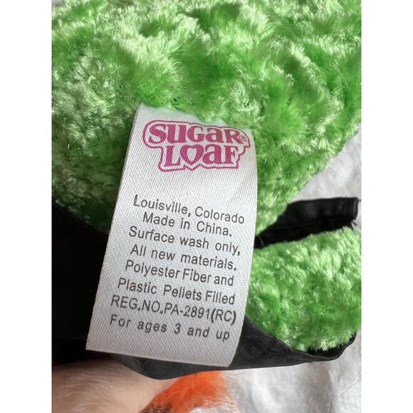 Sugar Loaf Kostume Kids 9" Witch Brown Baby Doll Halloween Stuffed Plush Green - Picture 4 of 8